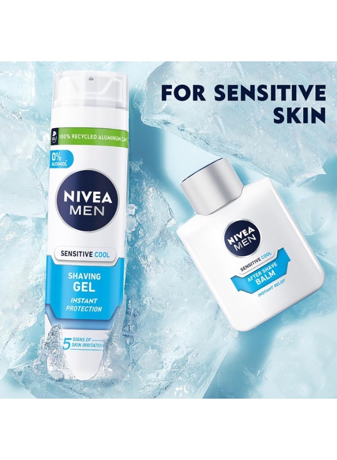 NIVEA Men Sensitive Cooling Shaving Gel, 200 ml - Image 2